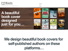 Tablet Screenshot of bespokebookcovers.com